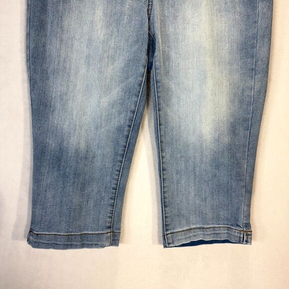 Seven7 Audrey Skimmer Jean Capris Womens‎ Size 8 - Picture 6 of 12